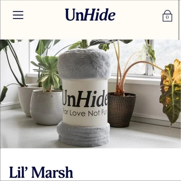 NWT Unhide Lil Marshmallow Blanket - Picture 3 of 4